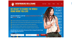 Desktop Screenshot of entrepreneursforachange.com