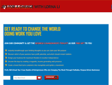Tablet Screenshot of entrepreneursforachange.com